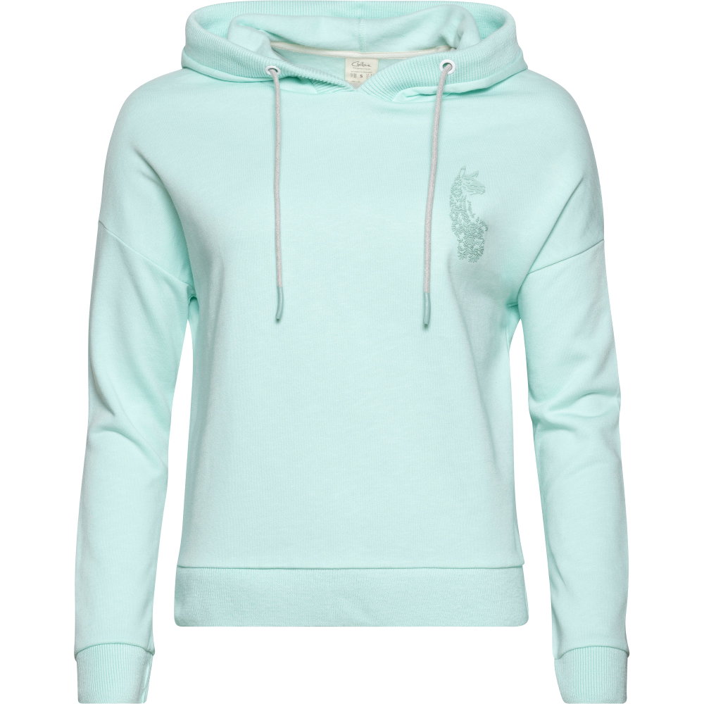 Chillaz - Stelvio Alpaca Floral Hoodie Damen mint