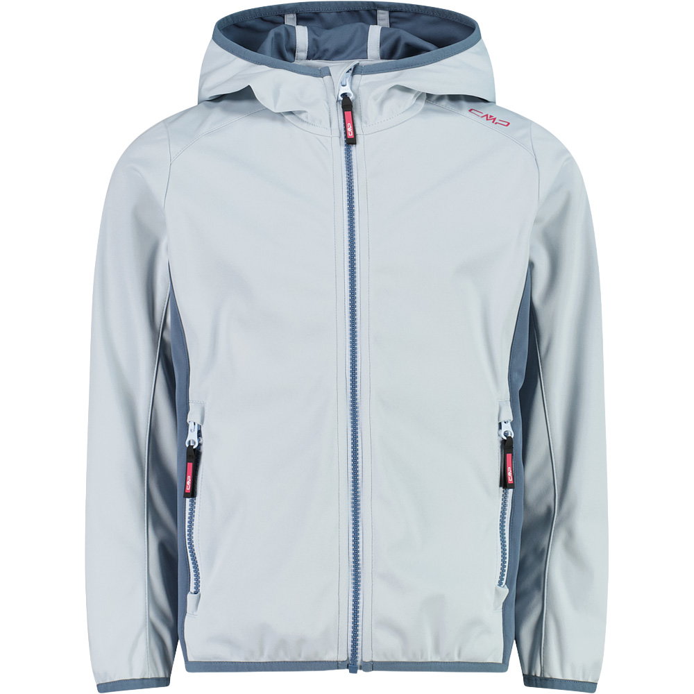 CMP - Fix Hood Softshelljacke Kinder sky blue