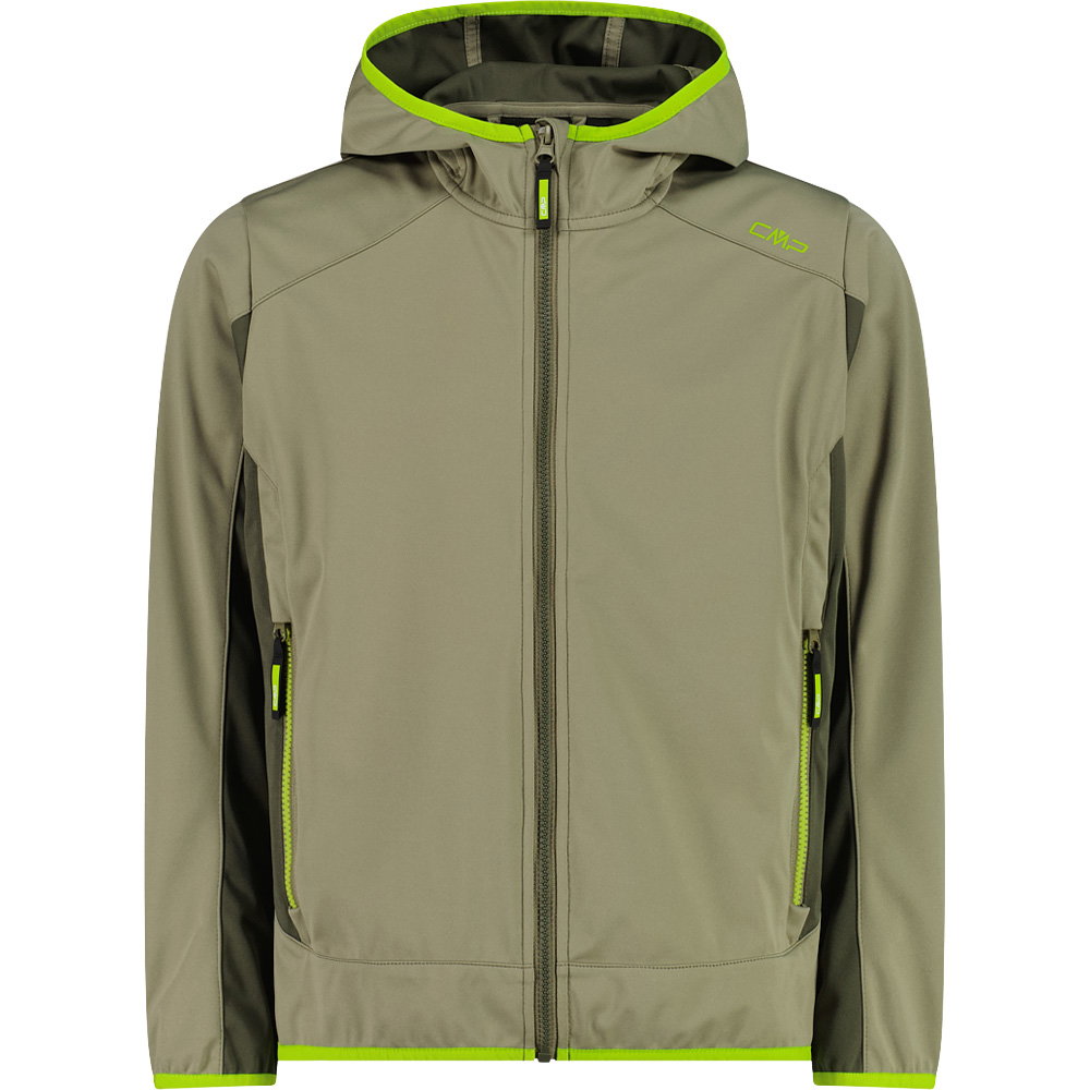 CMP - Fix Hood Softshelljacke Kinder sage