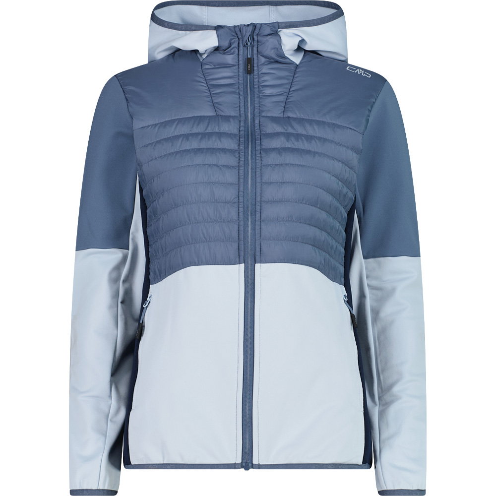 CMP - Fix Hood Hybridjacke Damen sky blue