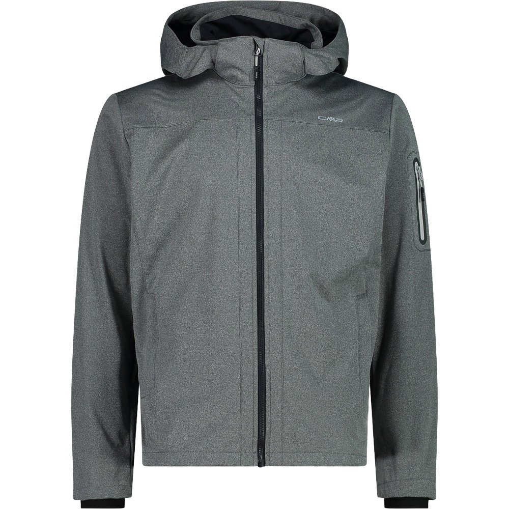 CMP - Zip Hood Jacke Herren anthracite melange