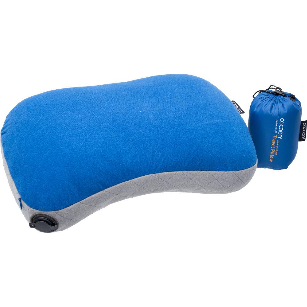Cocoon - Air-Core Down Travel Pillow Reisekissen true blue