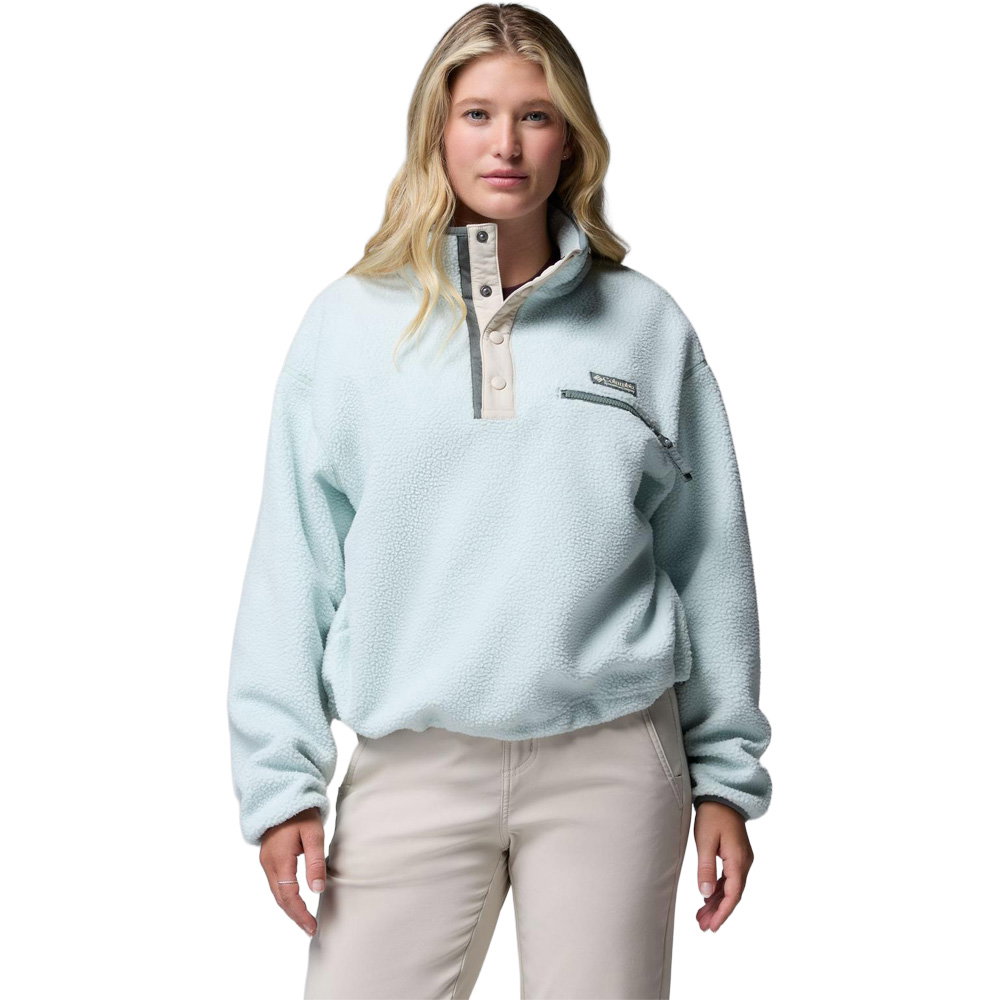 Columbia - Helvetia™ II Cropped Half Snap Fleece Pullover Damen tea light