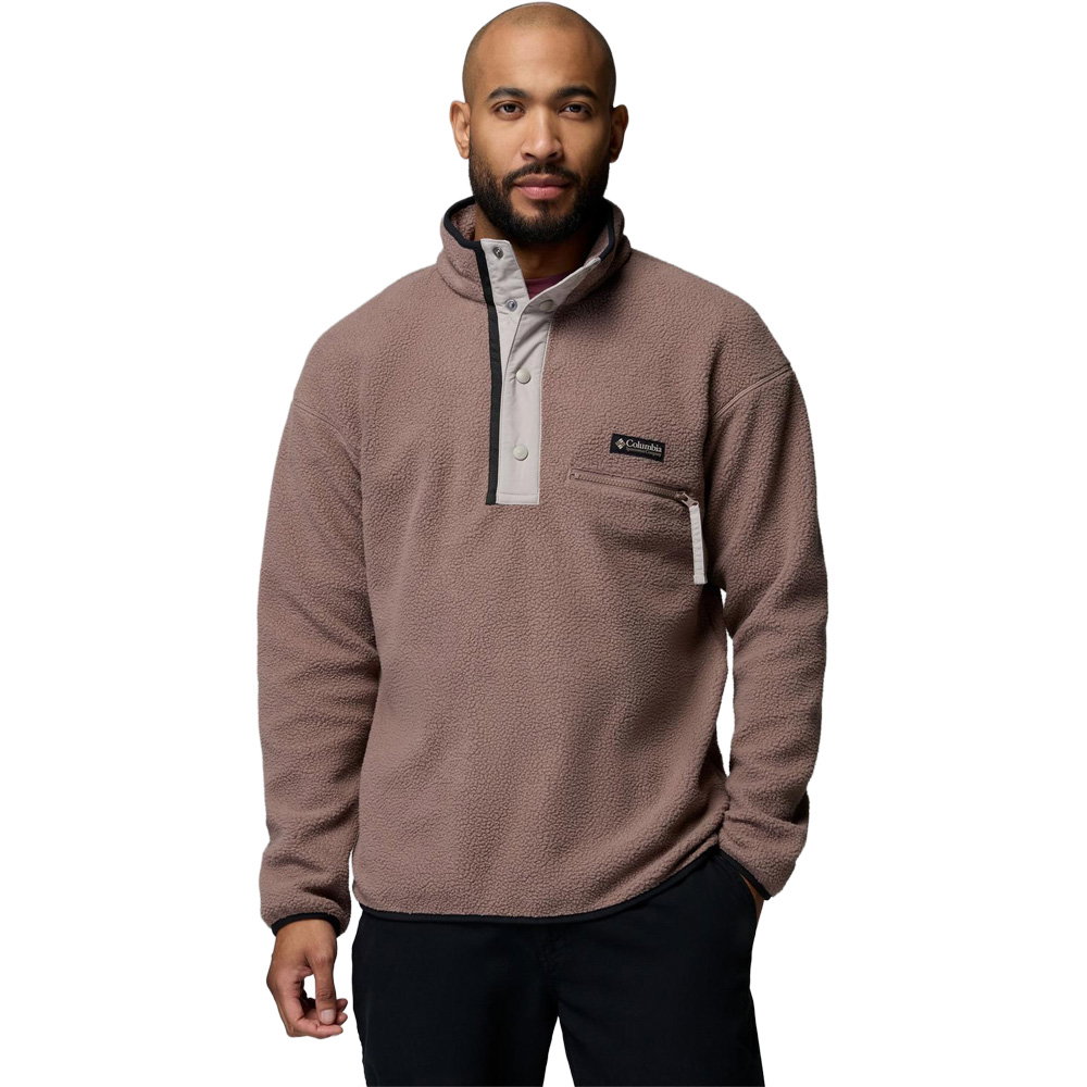 Columbia - Helvetia™ II Half Snap Fleece Sweatshirt Herren iron
