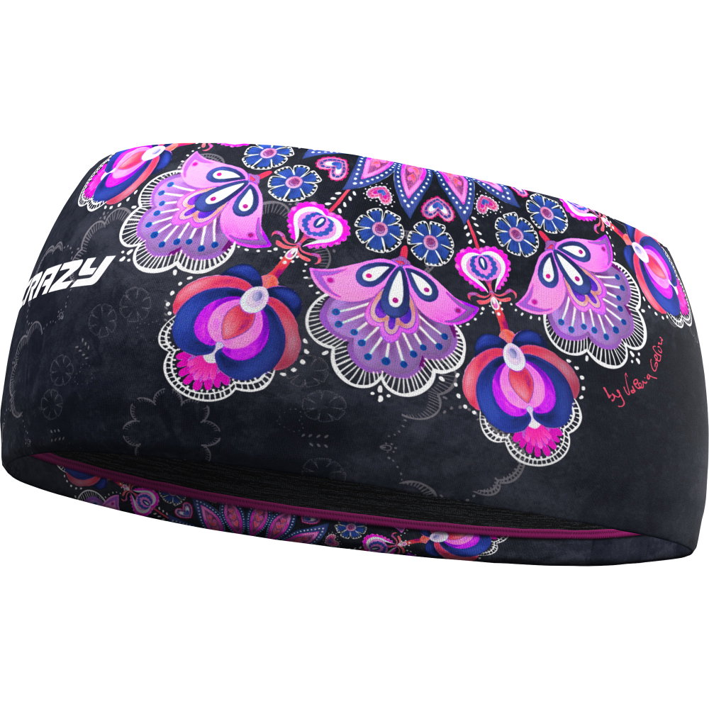 Crazy - Double Stirnband Damen mandala