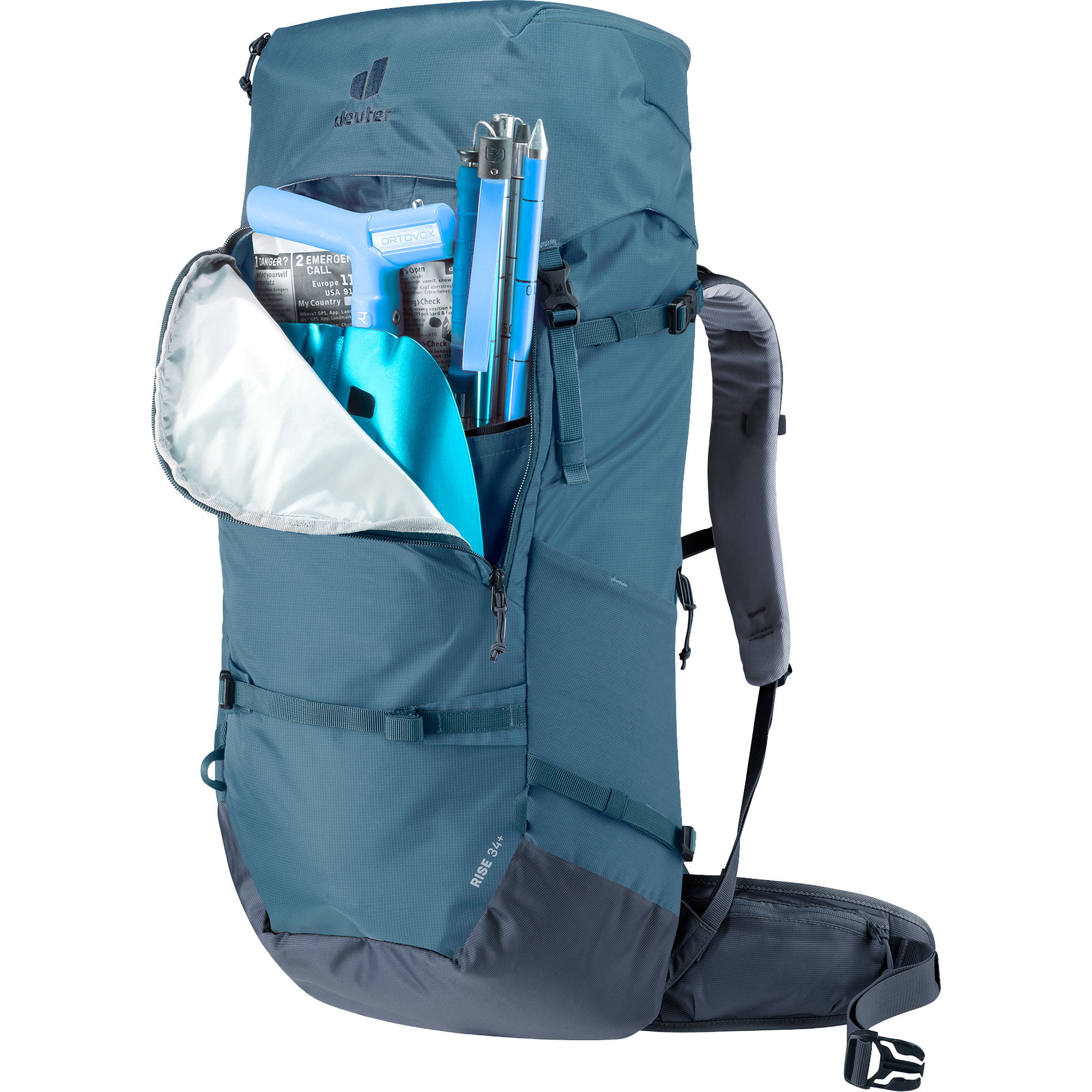 deuter - Rise 34L + Skitourenrucksack atlantic kaufen im Sport Bittl Shop