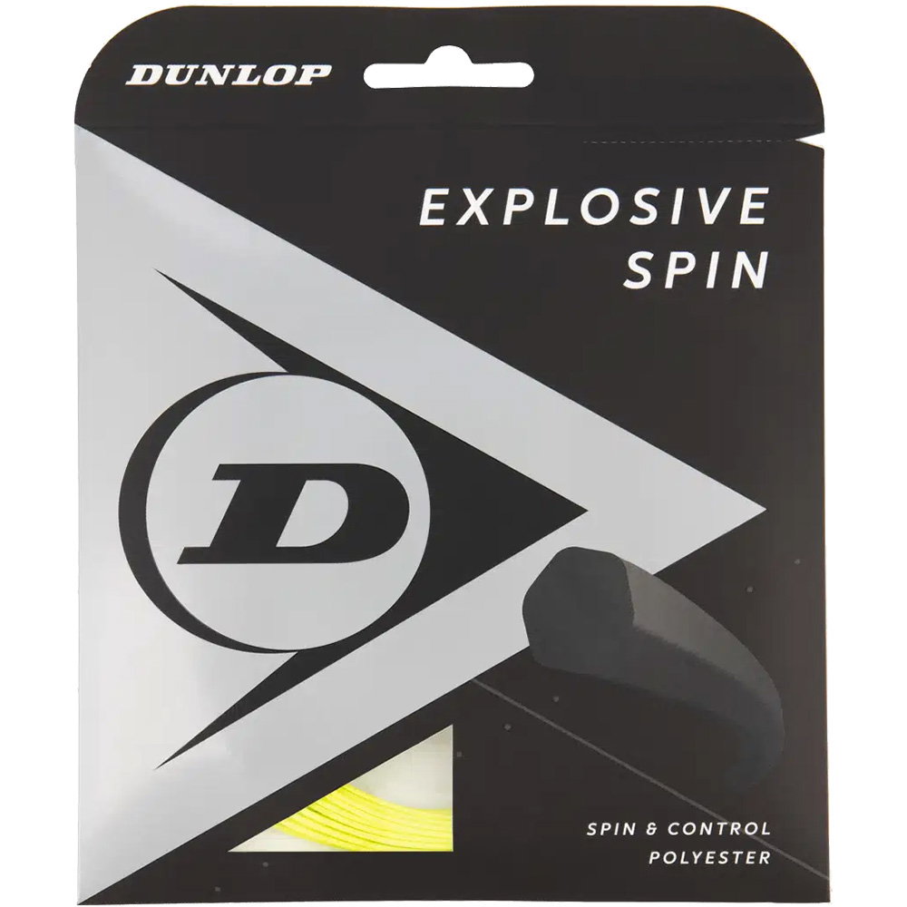 Dunlop - Explosive Spin 17g/1.25mm Tennissaite gelb