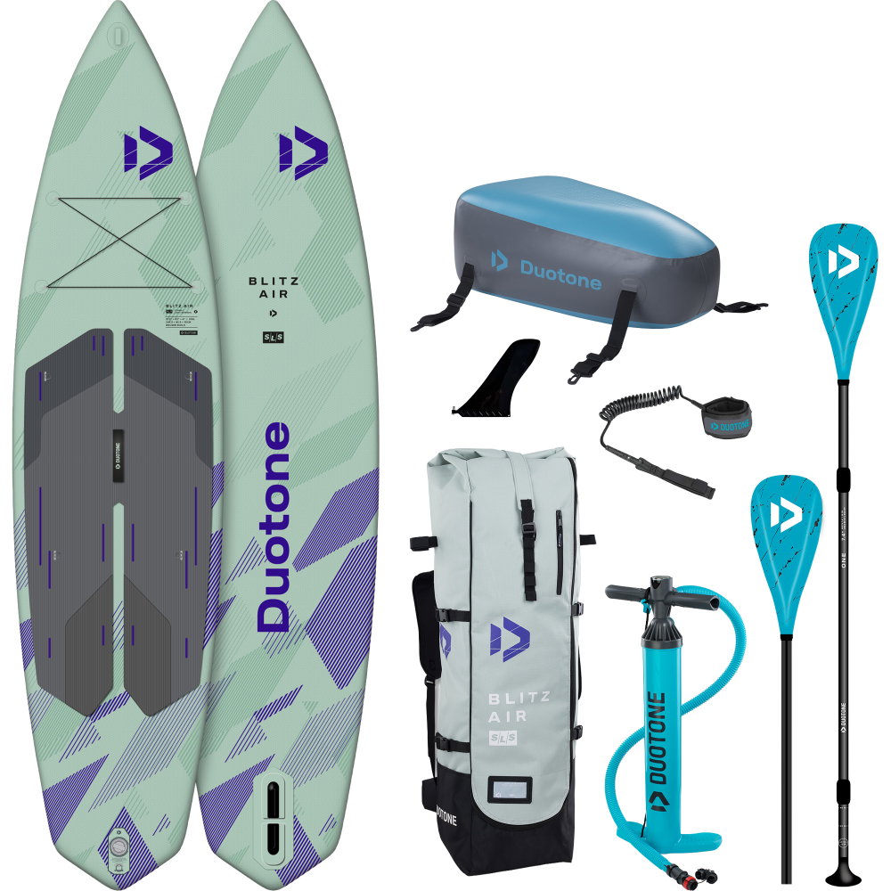 Duotone - DTS-iSUP Package Premium Blitz Air SLS 12'0' X 33' Board Set inkl. Duotone Paddel One