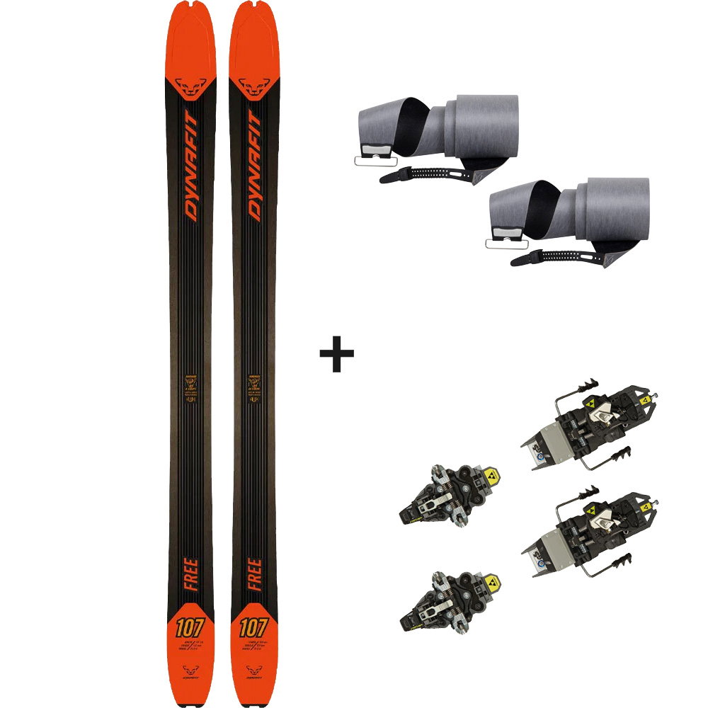 Dynafit - Free 107 22/23 Tourenski Komplettset & Fischer Bindung & Fell