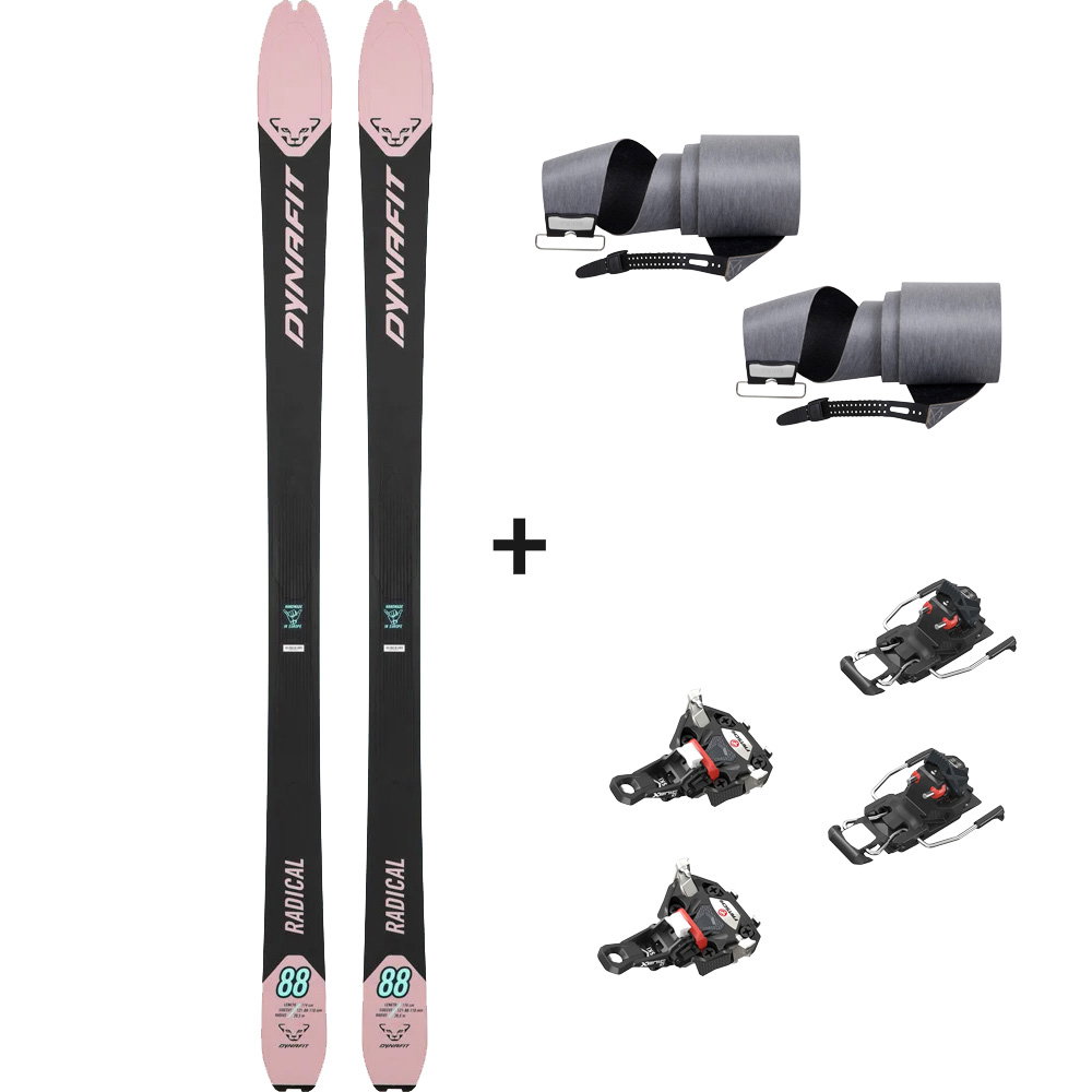 Dynafit - Radical 88 W Ltd. Edition 24/25 Tourenski Komplettset Damen & Fritschi Bindung & Fell