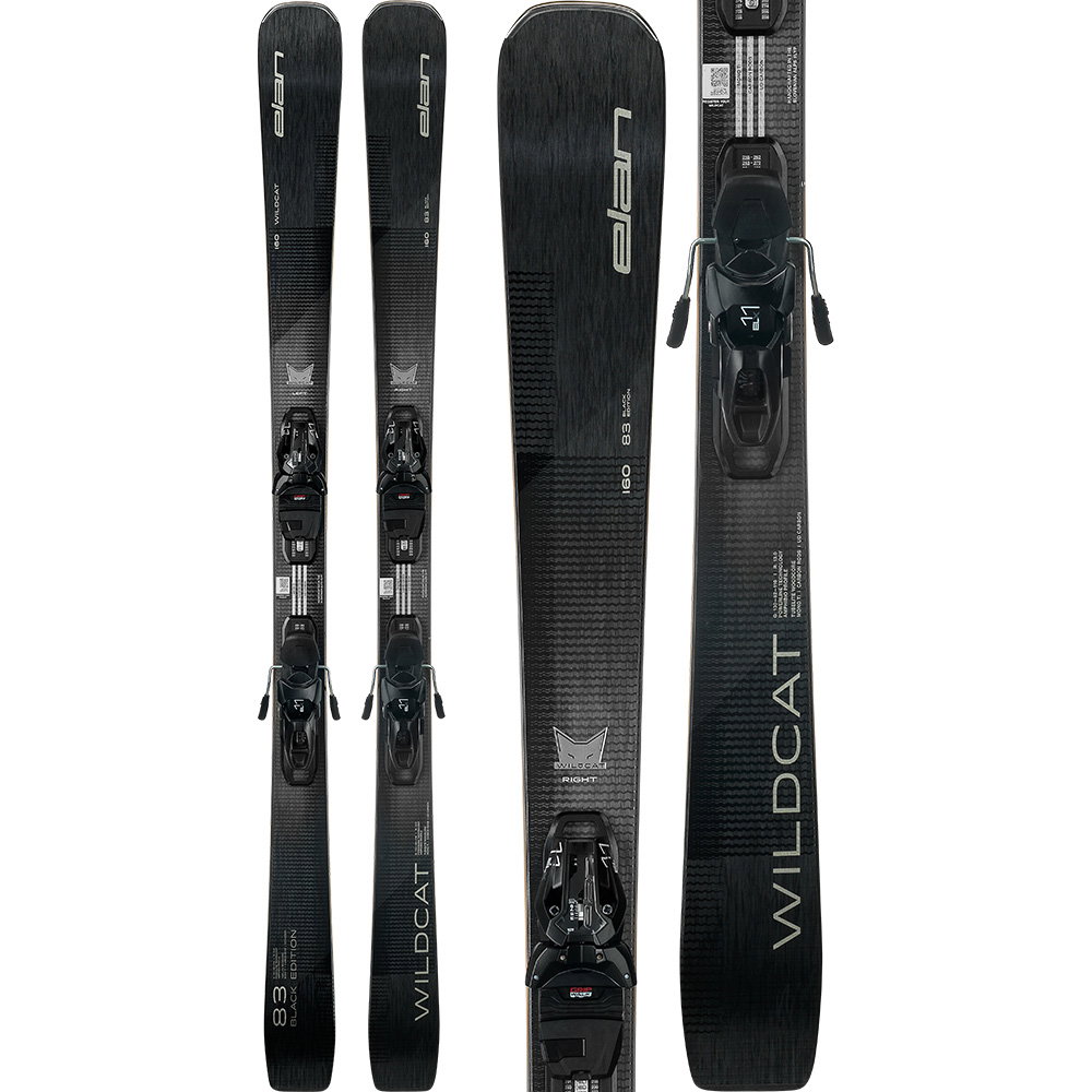 Elan - Wildcat 83 Black Edition 26/27 Ski Damen inkl. ELX 11.0 GripWalk® Bindung