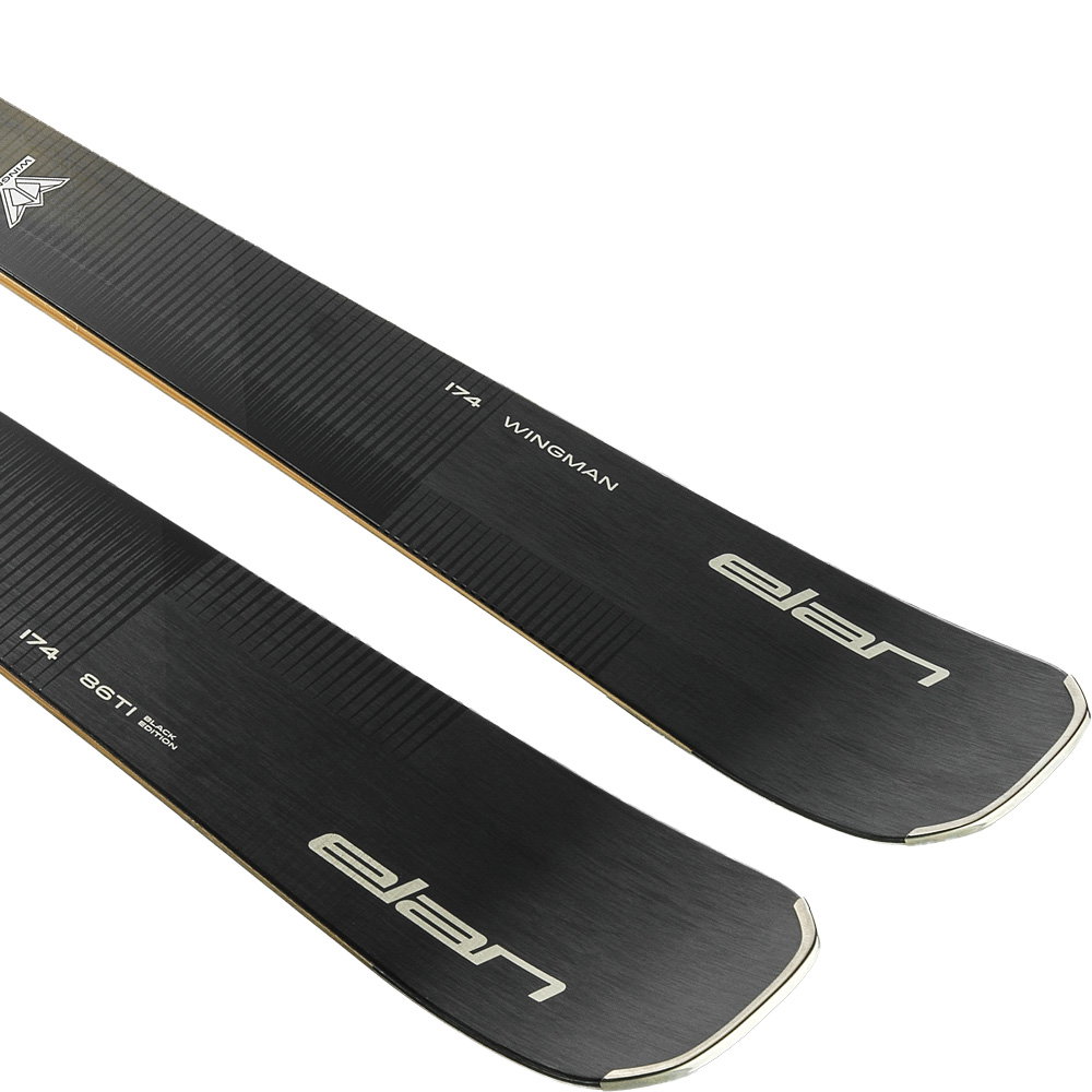 Elan - Wingman 86 Black Edition 26/27 Ski with EMX 12.0 GripWalk