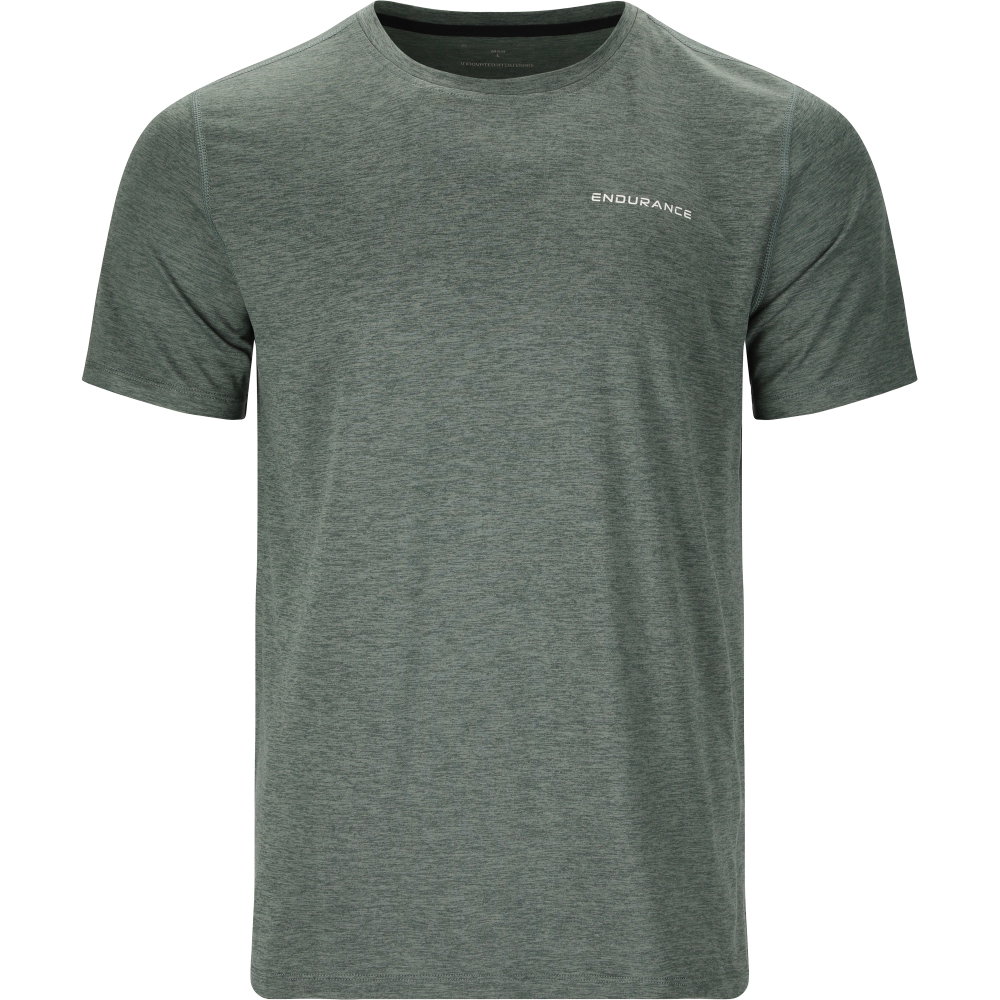 Endurance - Abdon Melange T-Shirt Herren balsam green