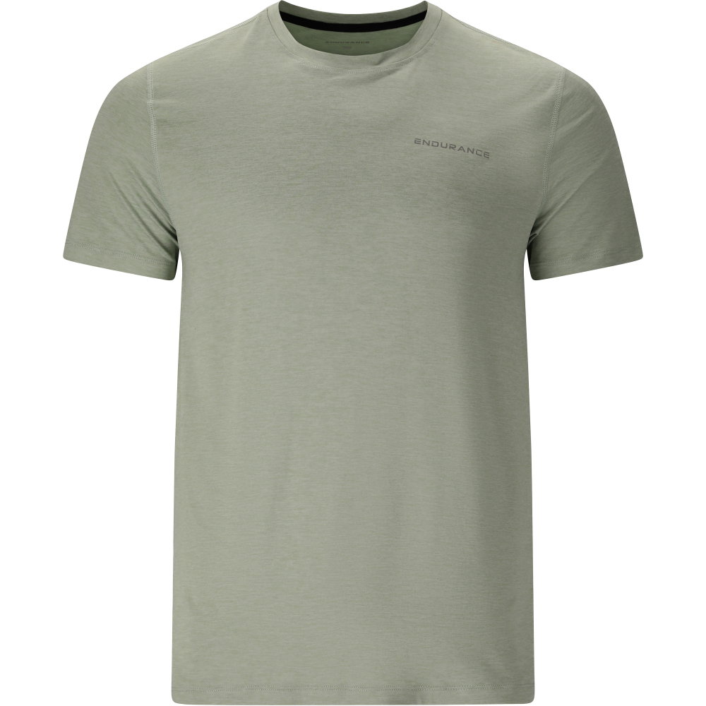 Endurance - Abdon Melange T-Shirt Herren green milieu