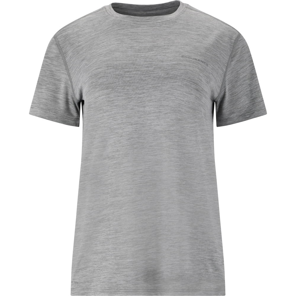Endurance - Alvaly Melange T-Shirt Damen light grey melange