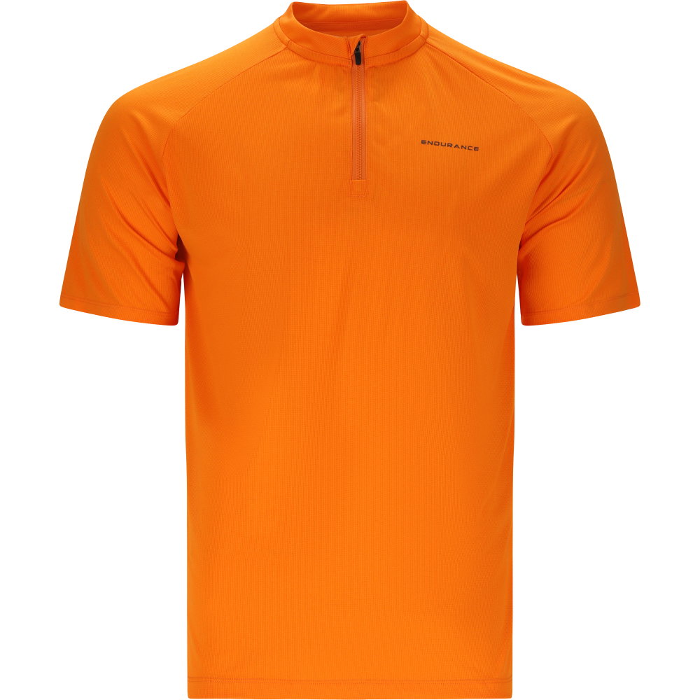 Endurance - Crow Melange Radshirt Herren persimmon orange