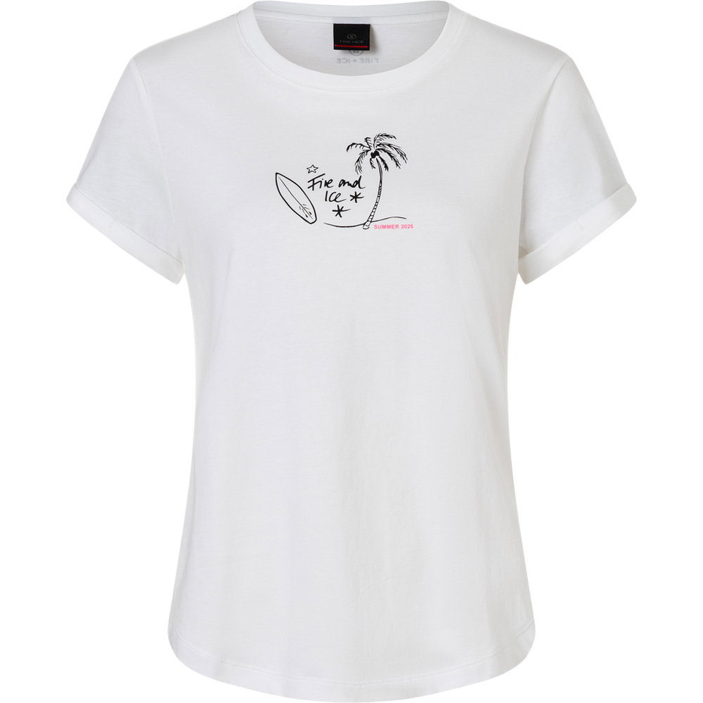 Fire & Ice - Debra4 T-Shirt Damen liquid silver