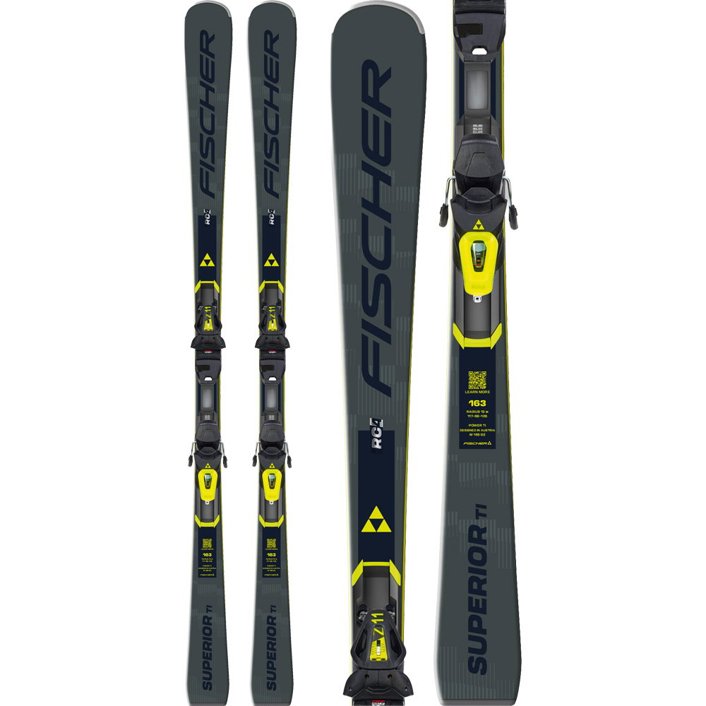 Fischer - RC4 Superior TI Black 26/27 Ski inkl. RC4 Z11 GripWalk® Bindung