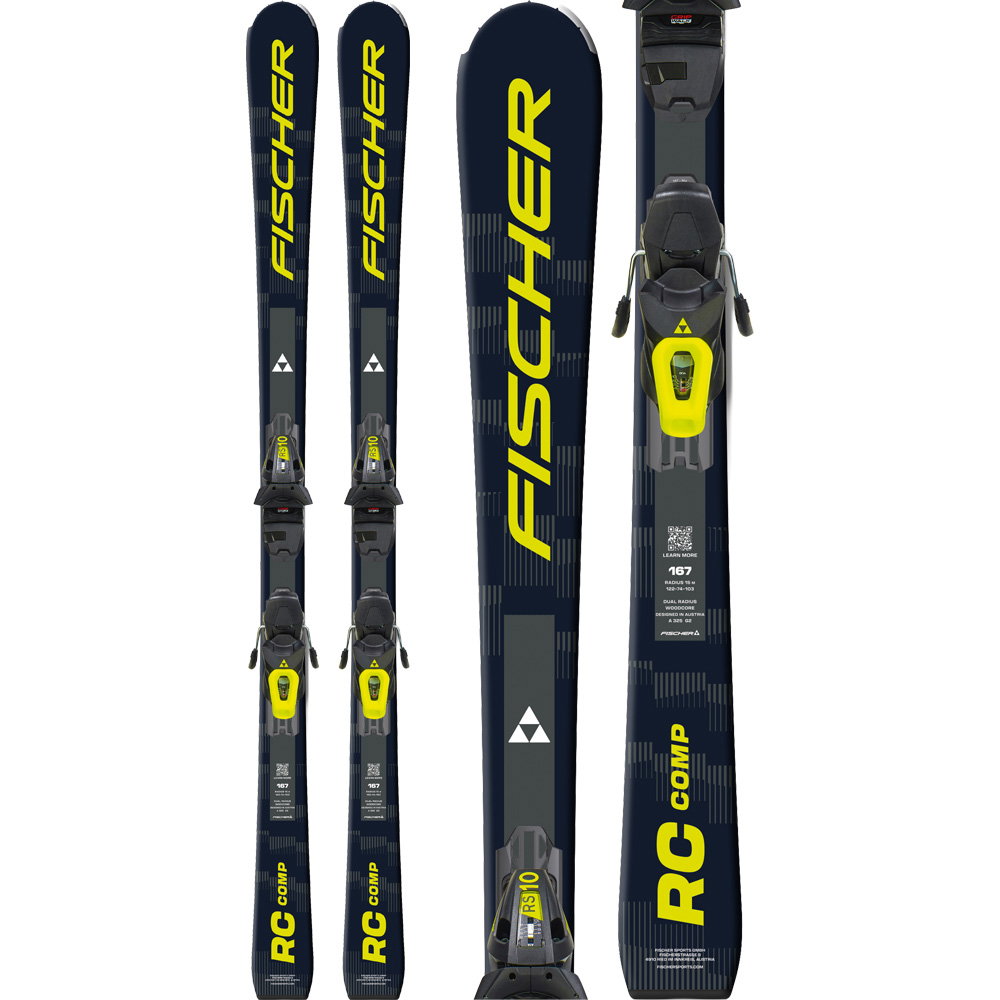 Fischer - RC Comp 26/27 Ski inkl. RS 10 GripWalk® PowerRail Bindung