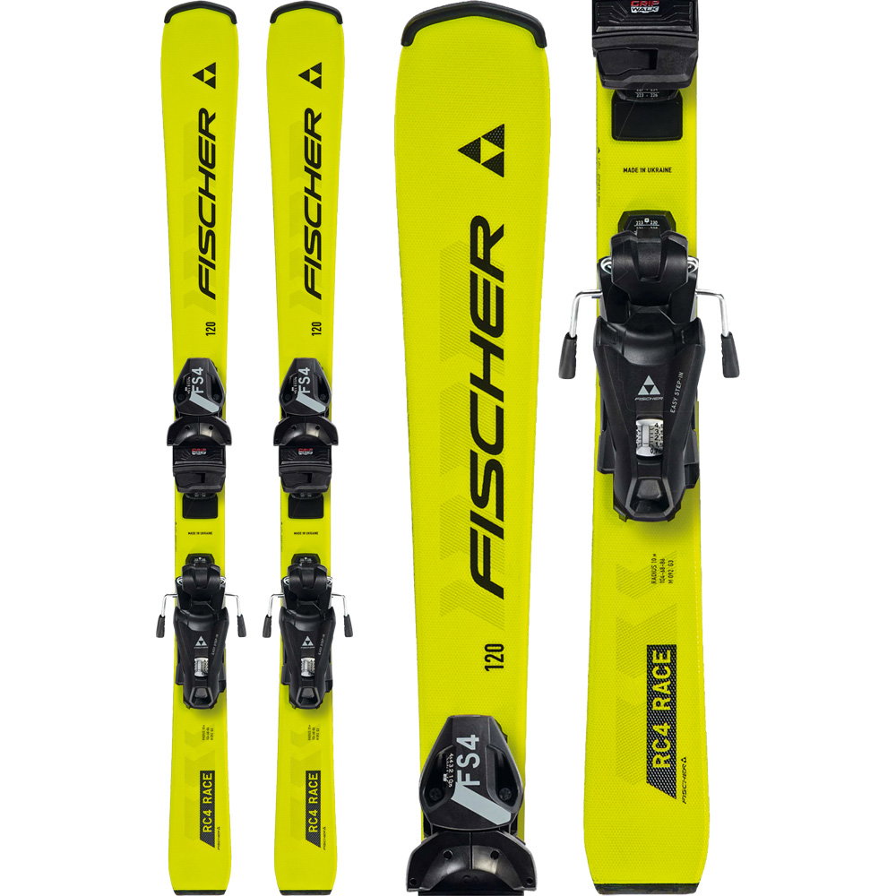 Fischer - RC4 Race JR 24/25 Kinderski inkl. FS 4 GripWalk CA JRS Bindung