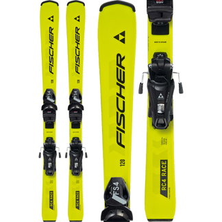 FISCHER Kinder Racing Ski RC4 RACE JR (70-120) JRS + FS4 CA J
