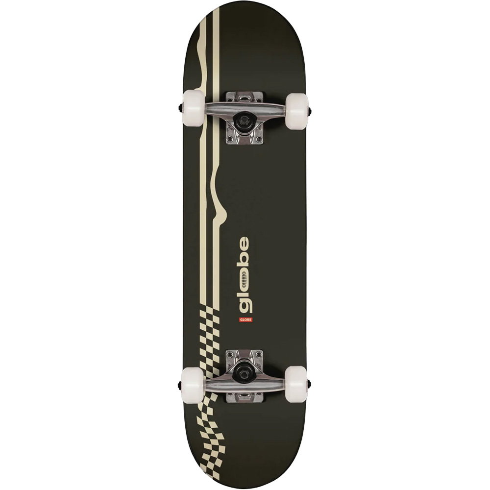 Globe - Racer Mini 7.0” Skateboad Kinder schwarz