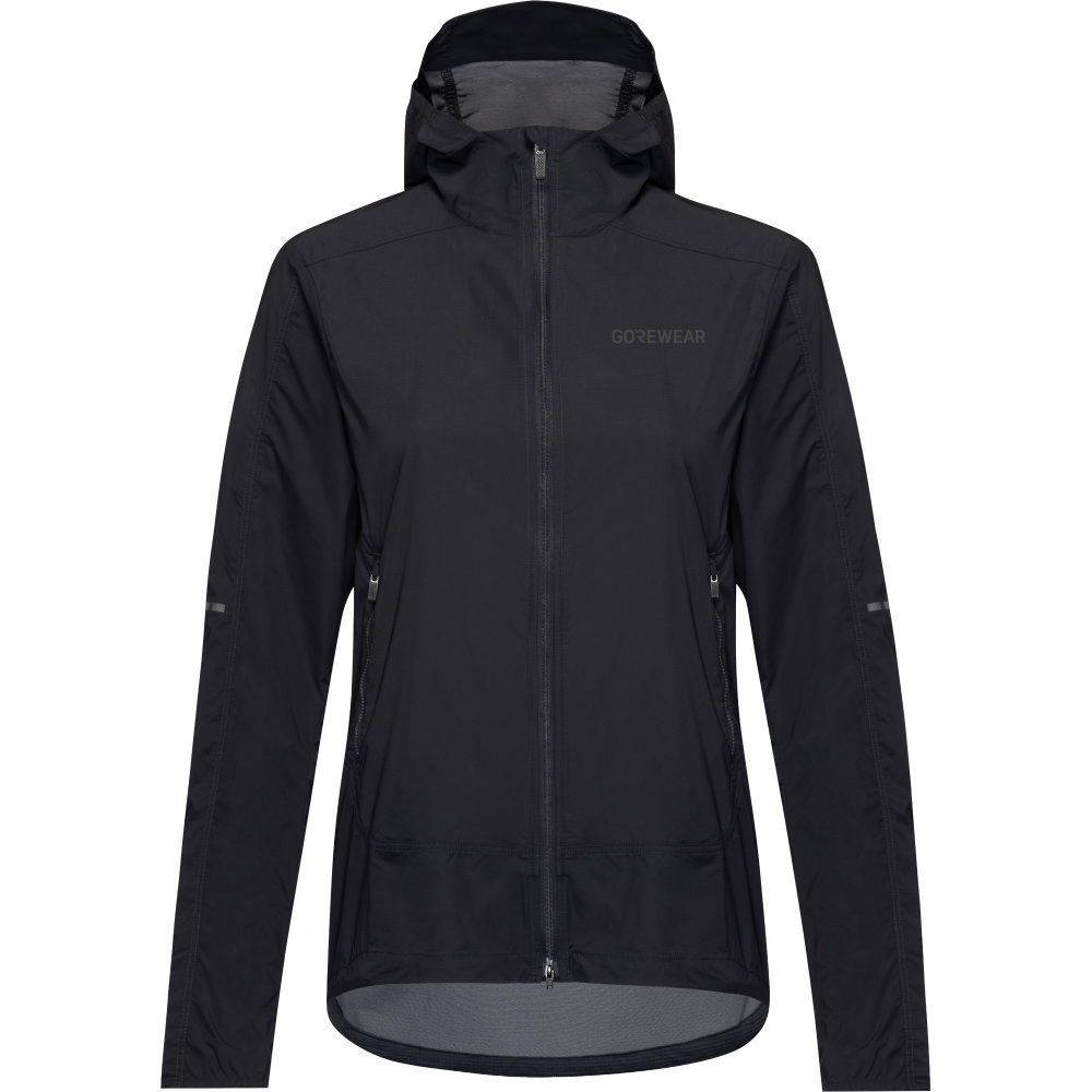 GOREWEAR - Fernflow Hooded Windbreaker Radjacke Damen schwarz