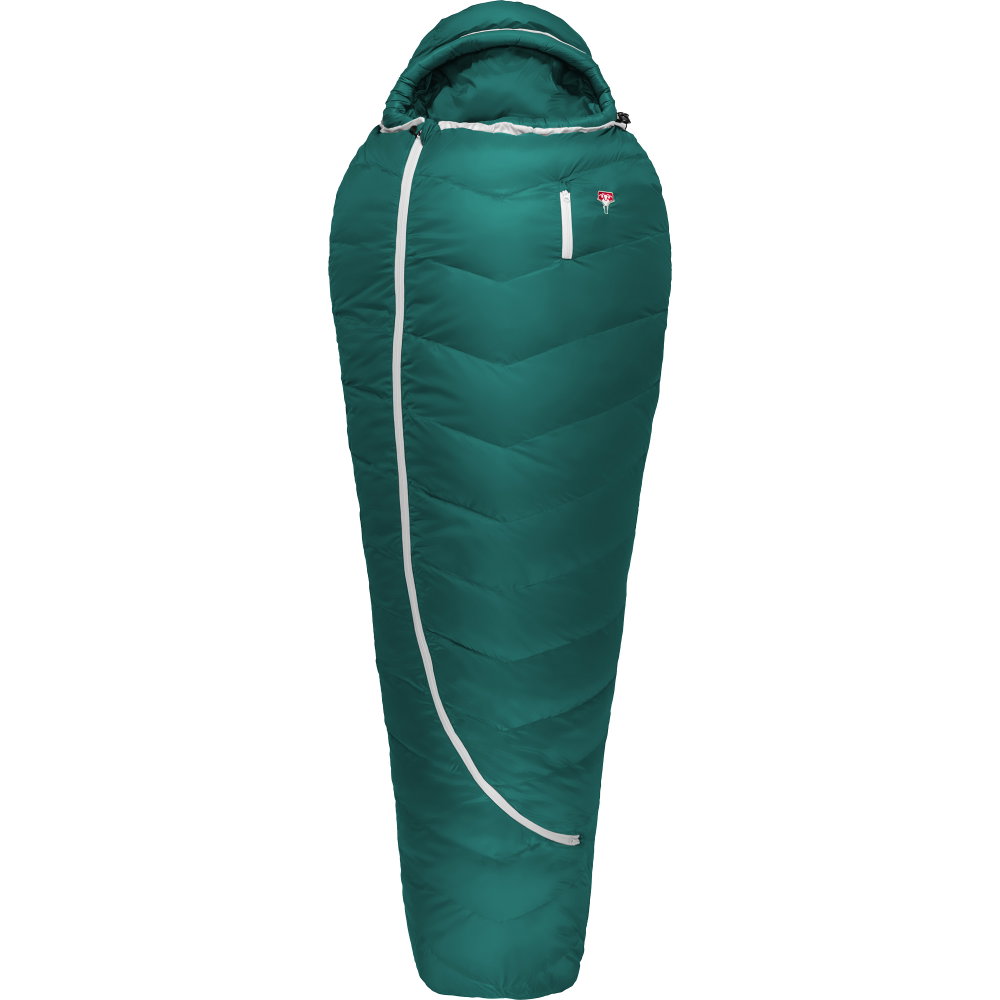 Grüezi Bag - DownWool Summer Light 2.0 Regular Daunenschlafsack ocean green