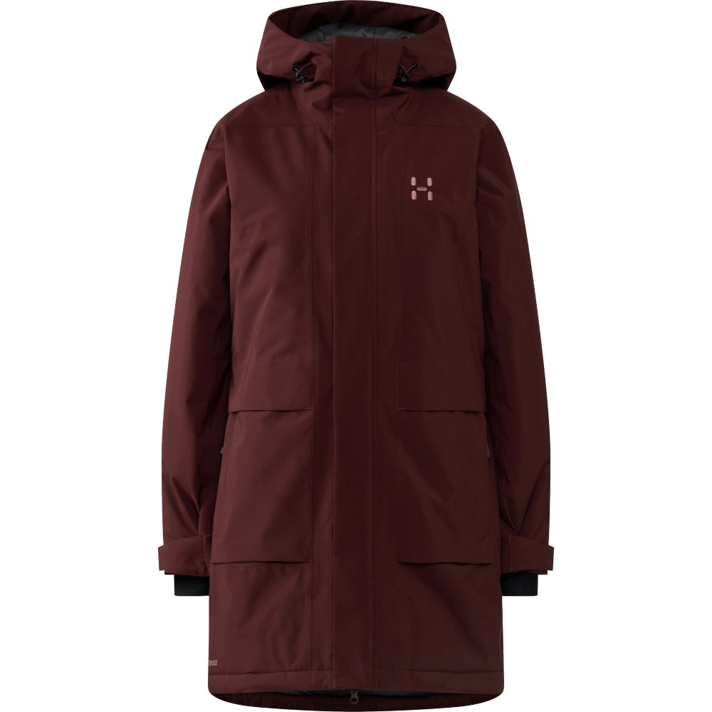 Haglöfs - Salix Proof Mimic II Parka Damen maroon trail