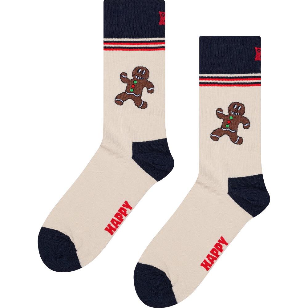 Happy Socks - Happy Gingerbread Socken Beige
