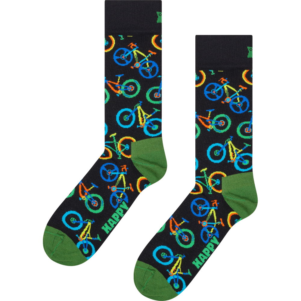 Happy Socks - Mountain Bike Socken schwarz