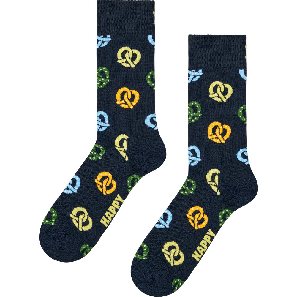 Happy Socks - Pretzel Socken navy