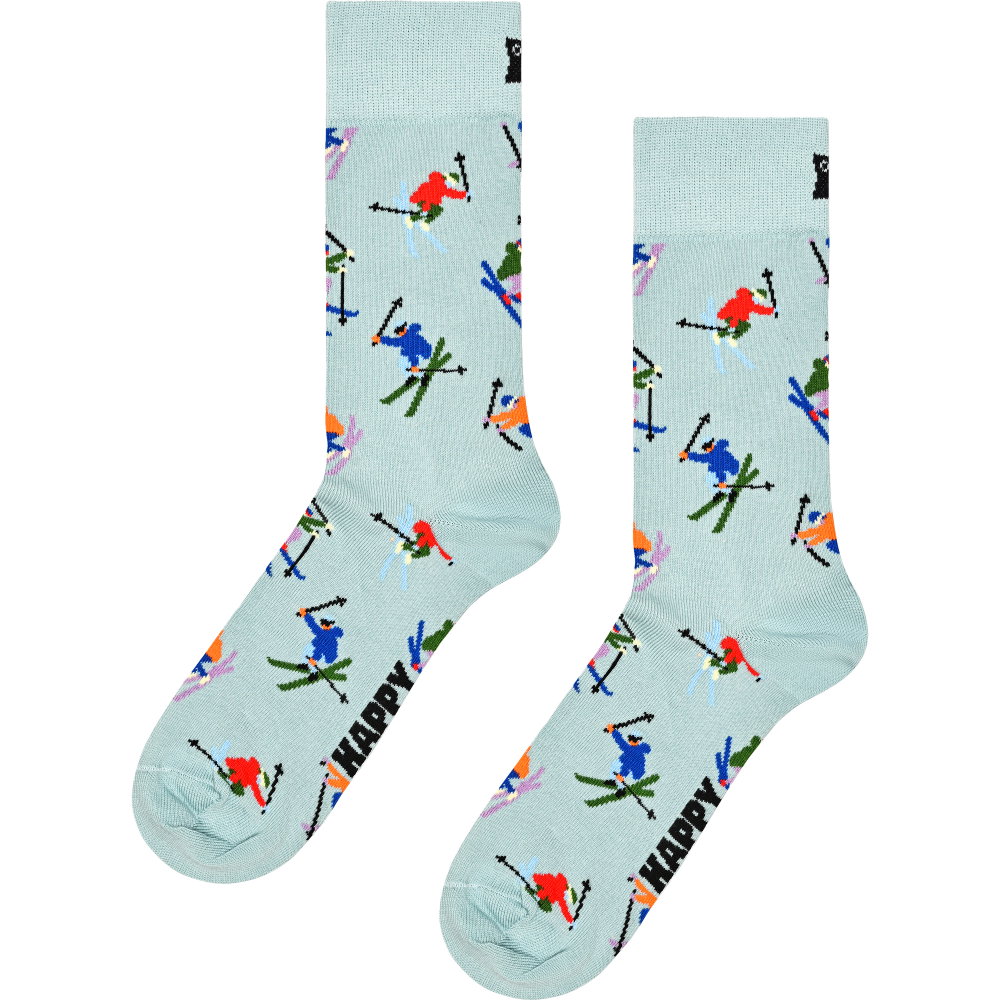 Happy Socks - Skiing Socken light blue