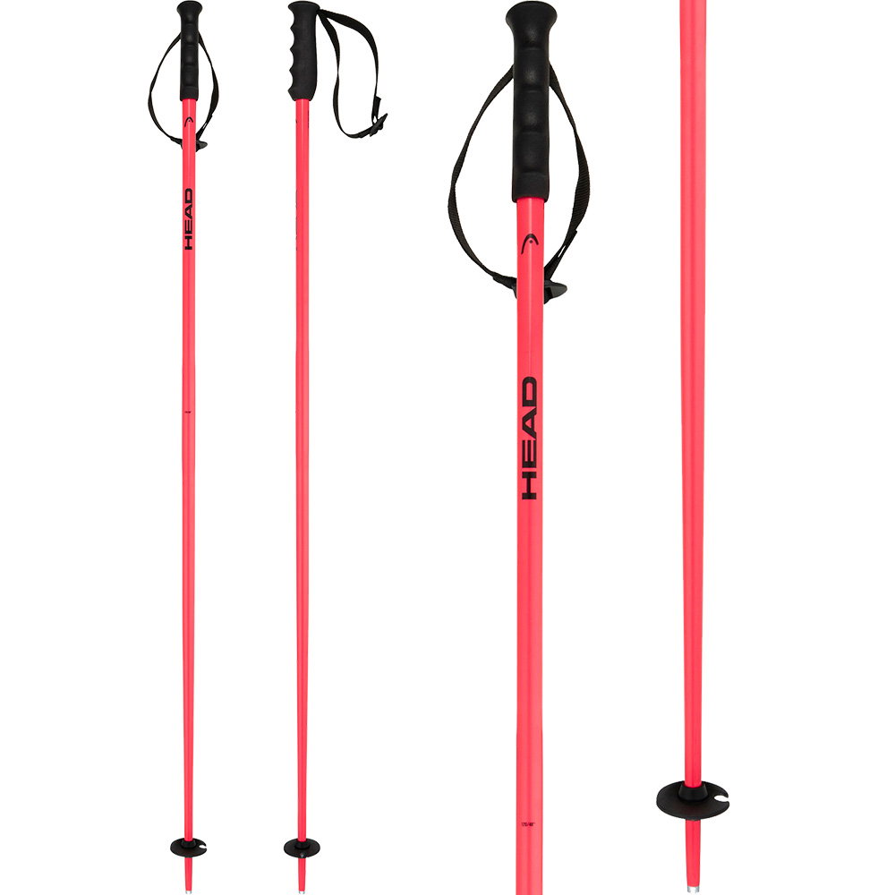 Head - Multi Alpin Skistöcke pink