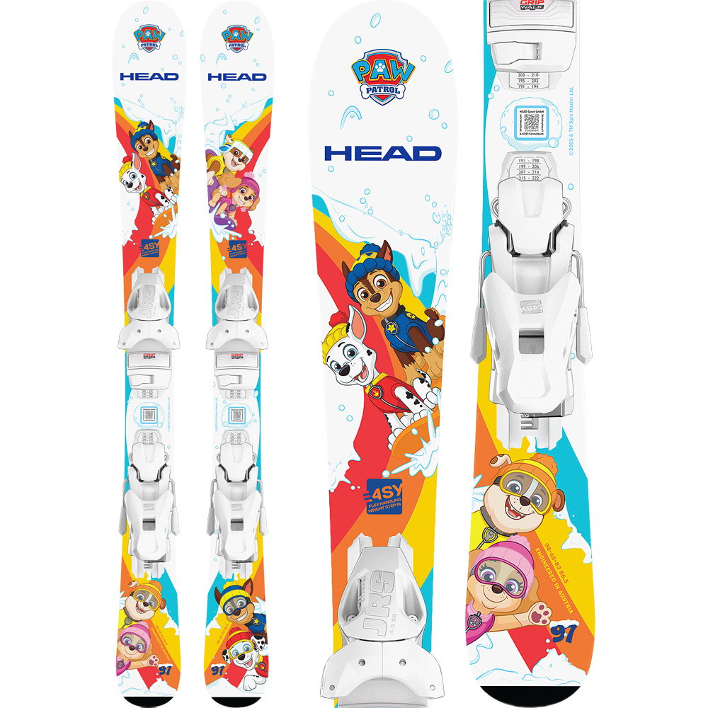 Head - Paw Patrol JRS 26/27 Kinderski inkl. JRS 4.5 GripWalk® Bindung