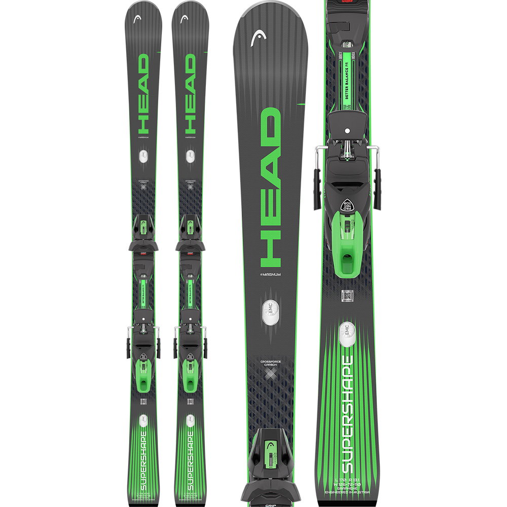 Head - Supershape e-Magnum 26/27 Ski inkl. Protector EVO PR 13 GripWalk® Bindung