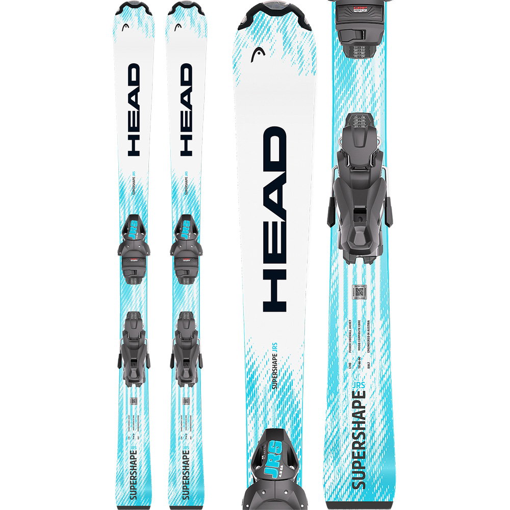 Head - Supershape JRS 26/27 Kinderski inkl. JRS 4.5 GripWalk® CA Bindung (120-130 cm)