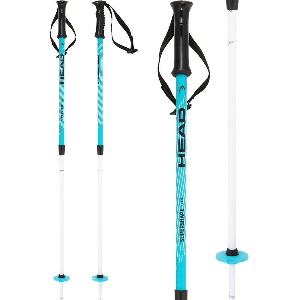 Head - Supershape Team adjustable Alpin Skistöcke Kinder speed blue