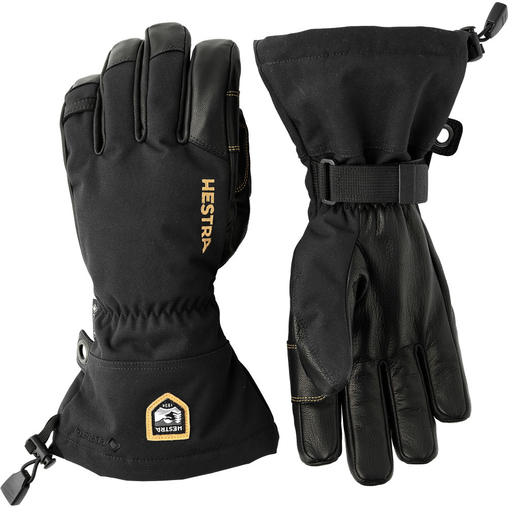 Hestra - Army Leather Gore-Tex 5 Finger Handschuhe Herren schwarz