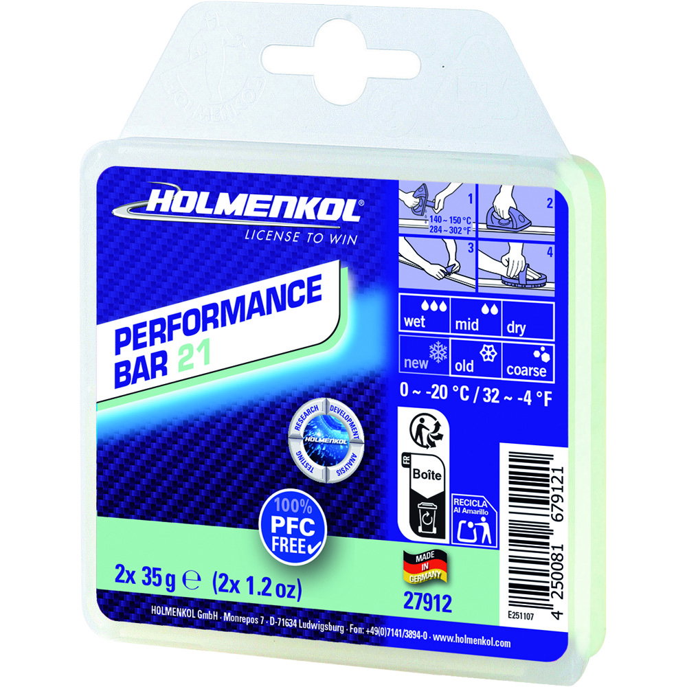 Holmenkol - Performance Bar Basiswachs 21 2 x 35g