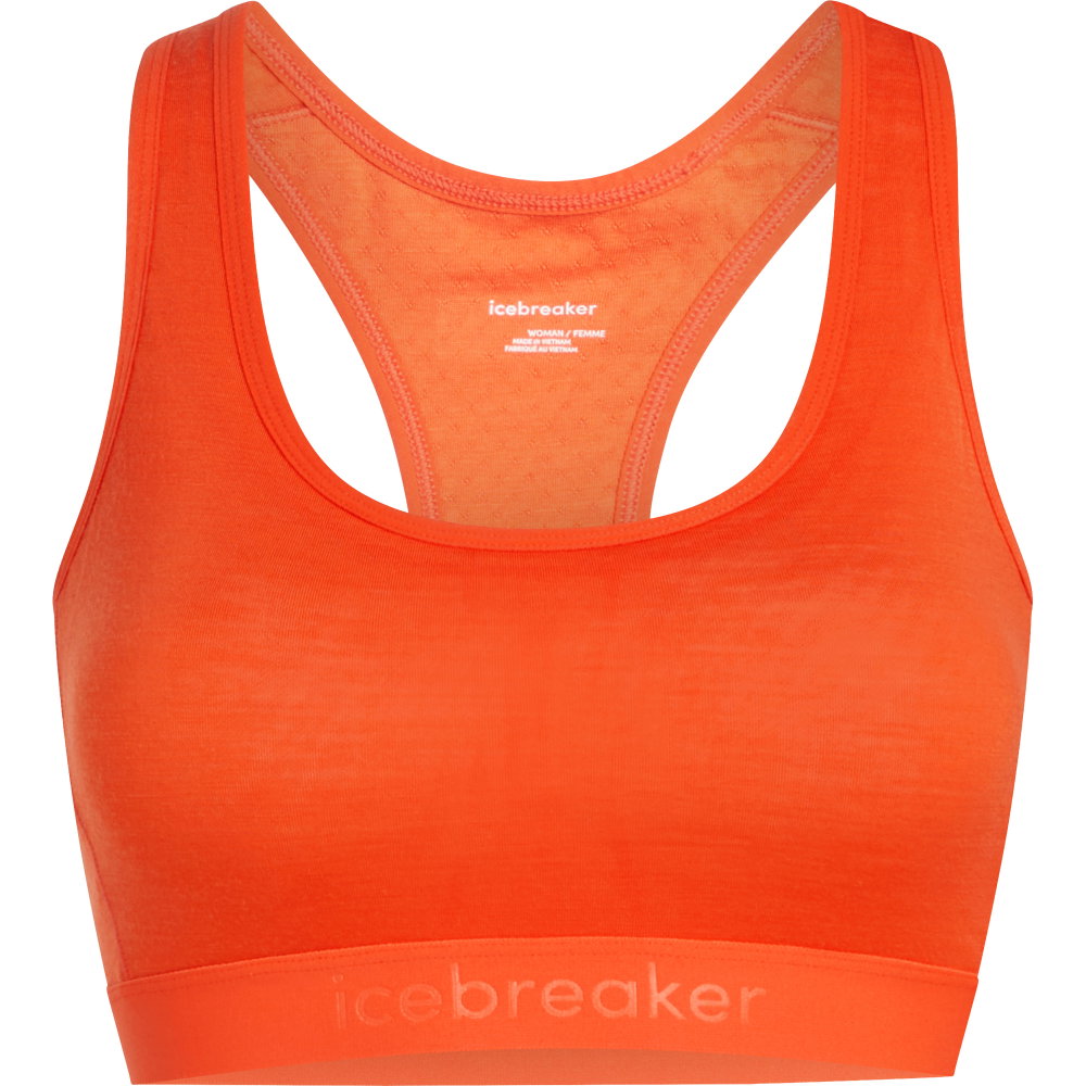 Icebreaker - Merino 125 ZoneKnit Racerback Sport-BH Damen schwarz