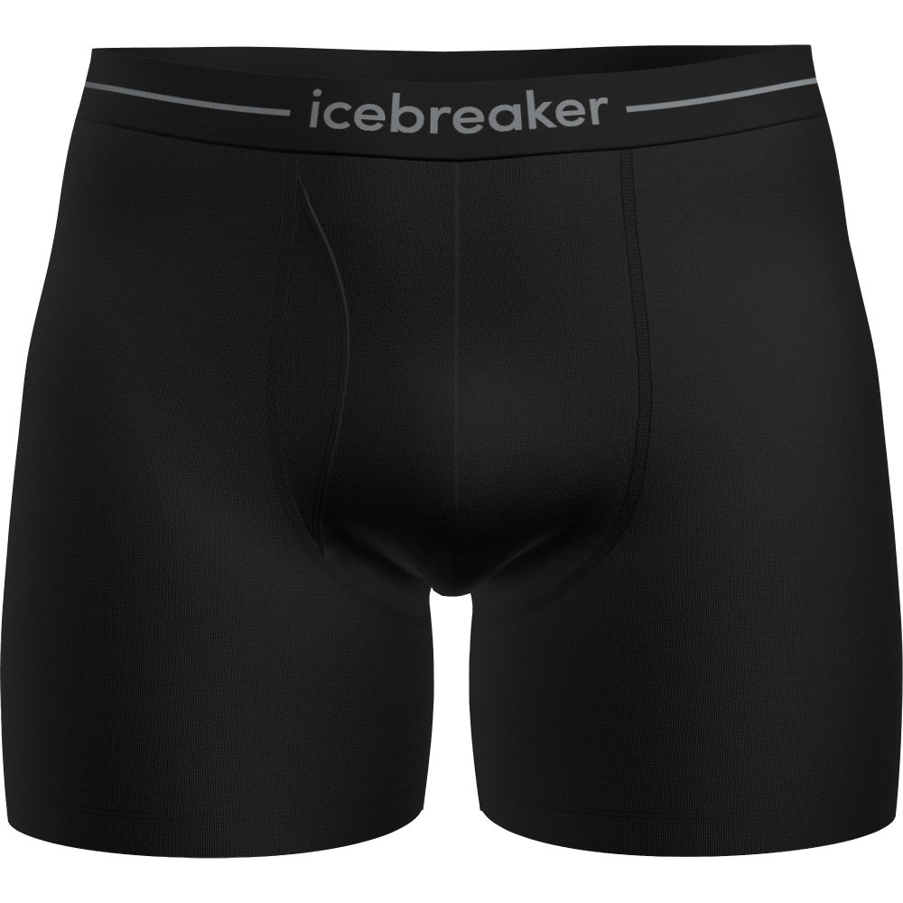Icebreaker - Anatomica Boxershorts Herren schwarz