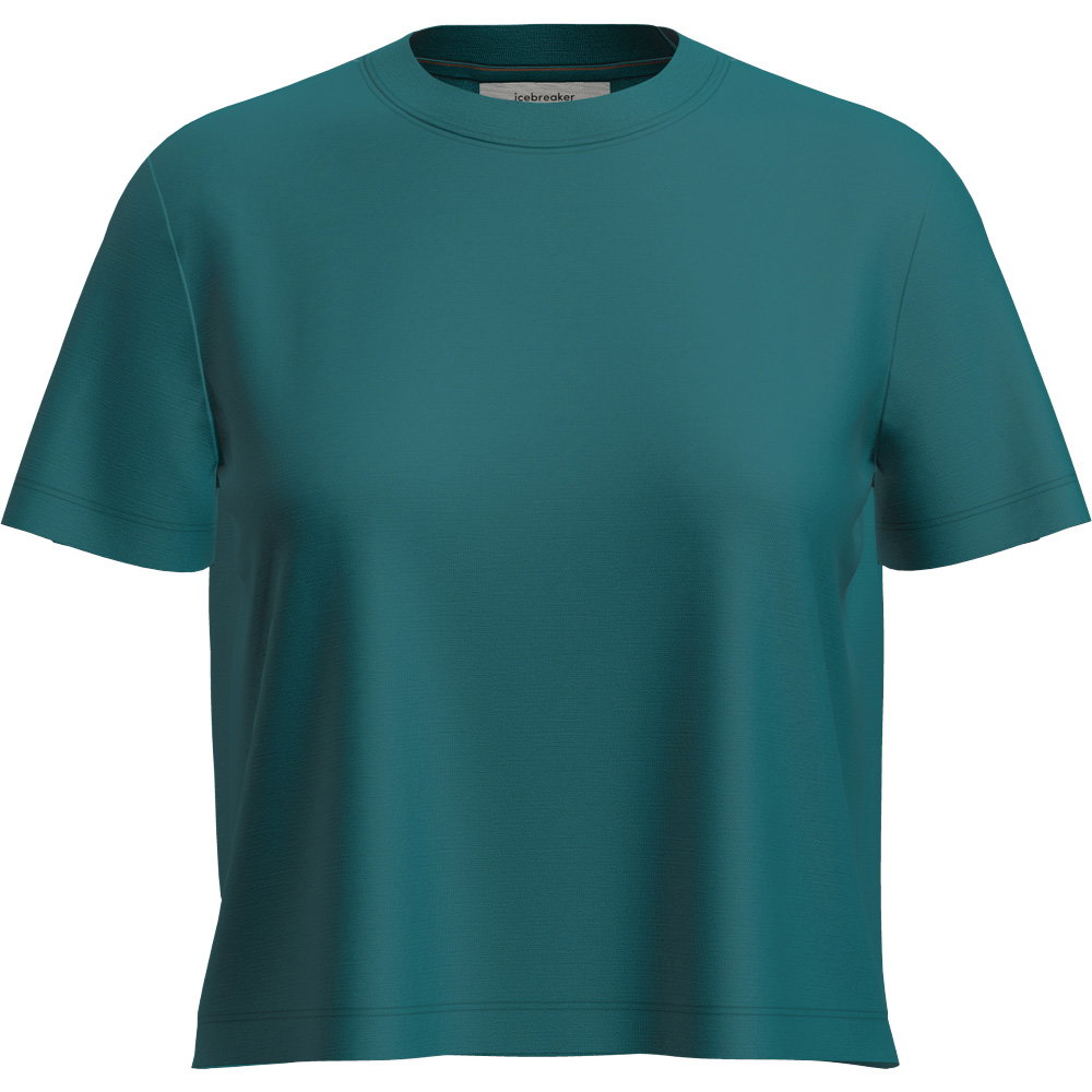Icebreaker - Merino 150 Tech Lite Crop T-Shirt Damen tidal teal