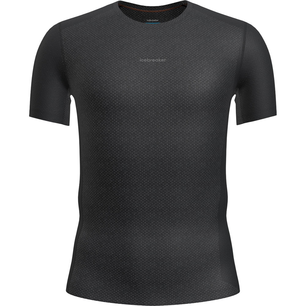 Icebreaker - Merino Blend 75 Cool-Lite™ Featherlight™ Crewe Baselayer Herren schwarz