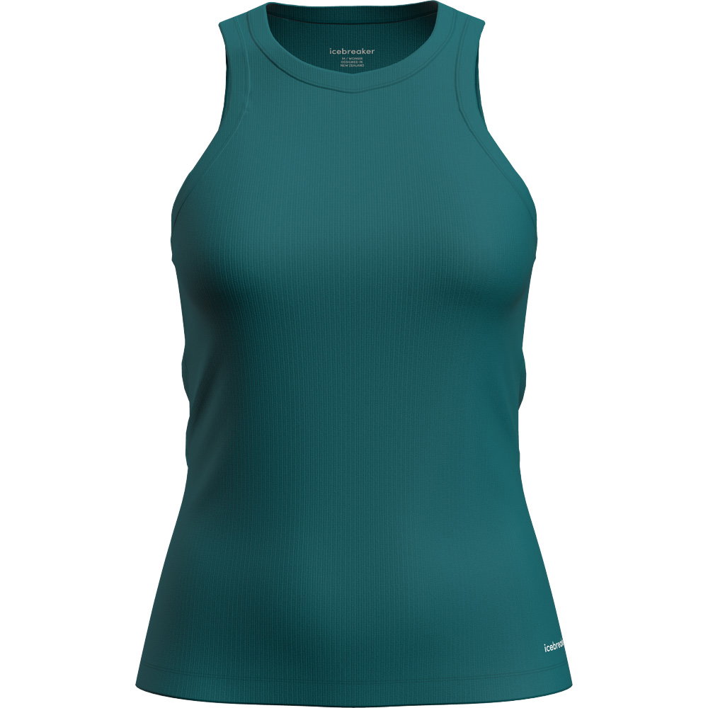 Icebreaker - Merino Rib Lotus Tanktop Damen tidal teal