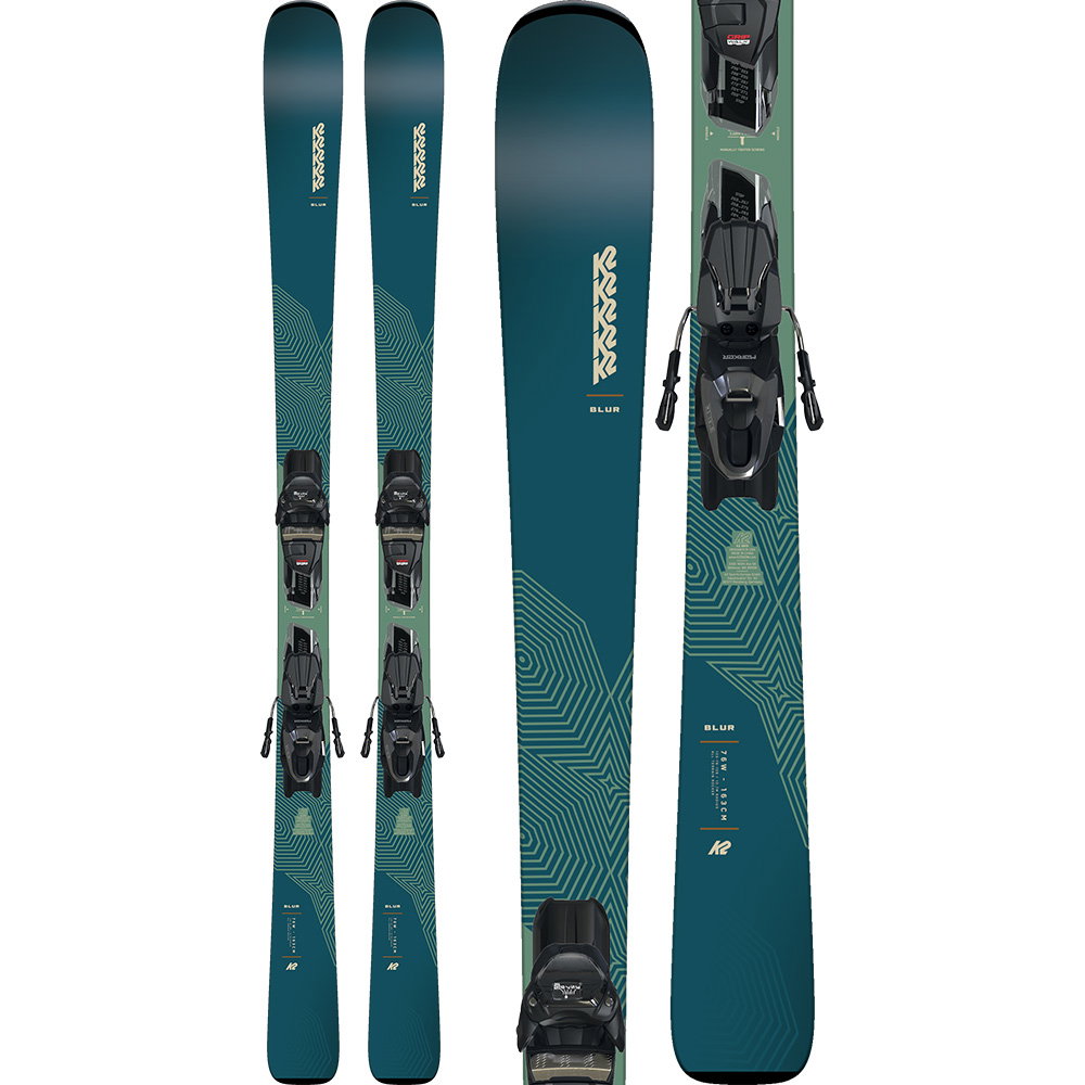 K2 - Blur 76 W 26/27 Ski Damen inkl. M3 10 Compact Quikclik Bindung