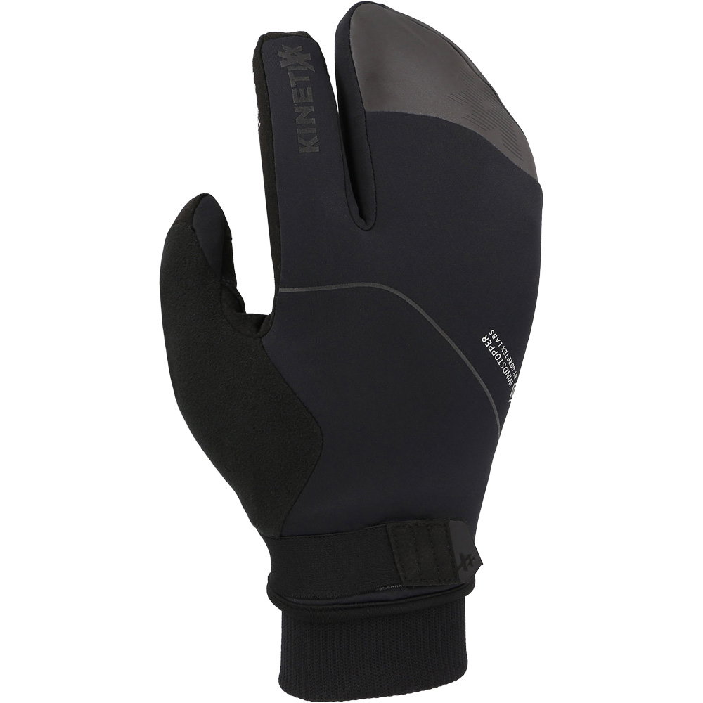 Kinetixx - Luzan Trigger-Fahrradhandschuhe schwarz