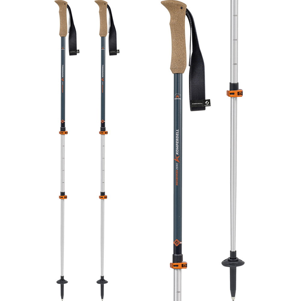 Komperdell - Ridgehiker Zero Wanderstöcke dark sapphire