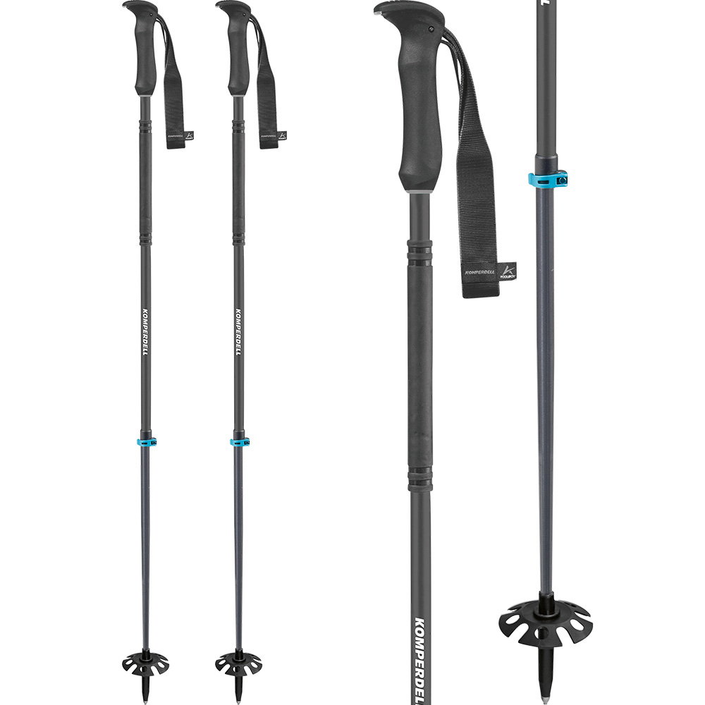 Komperdell - T2 THERMO Adventure Touren Skistöcke schwarz