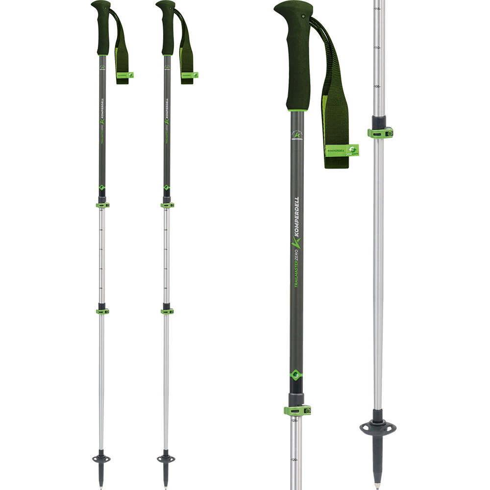 Komperdell - Trailmaster Zero Wanderstöcke forrest green